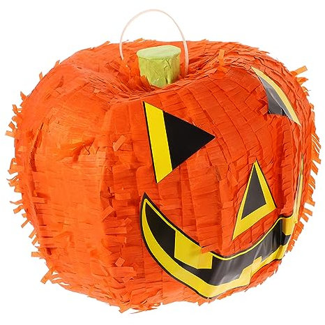 Kichvoe Kürbis Piñata Aus Papier Halloween Party Spielzeug Süßigkeiten Behälter Für Junge Mädchen Faltbar Und Wiederverwendbar Dekoration Für Feiern Und Festivals
