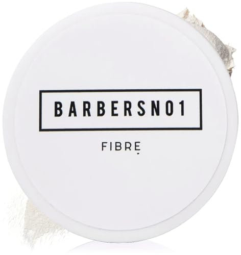 BarbersNo1 Fibre Hair Clay Wax – Styling & Thickening Hair Clay for Men | Strong Hold, Natural Matte Finish & Fuller-Looking Hair | Ideal for Short, Choppy Hairstyles | Volumizing Mens Hair Wax