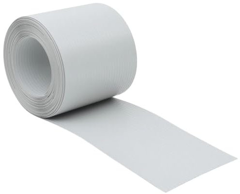 Lot de 10 bandes brise-vue en PVC - Gris clair - 252,5 x 19 cm - Brise-vue parfait pour balcon, jardin et terrasse - Résistant aux intempéries