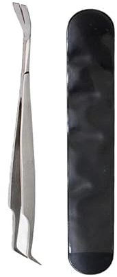 Silver 2 in 1 Tick Removal Tool for Pets,Stainless Steel Professional Tick Tweezers Remover for Dogs, Cats and Humans,Flea and Control,Remover Tools