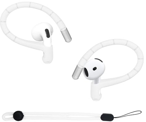 Öronkrokar i silikon, lämpliga för AirPods Pro 2, AirPods Pro, AirPods 3, AirPods Pro 3 halkfria sporttillbehör, bekväma att bära