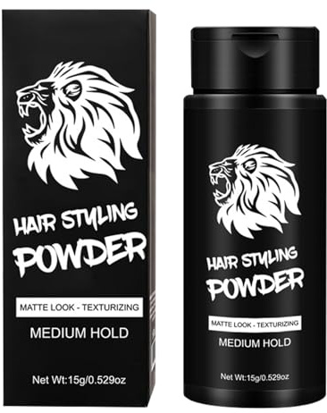 Polvere Styling per Capelli 15g - Polvere Solleva Radici - Trattamento Styling Volumizzante Prolungato Uomo Donna per Appuntamenti e Feste