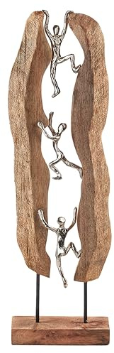Kobolo Dekofigur Climb 21x9x69 cm Braun