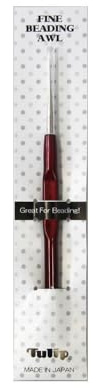 Tulip Beading Awl, Red, One Size