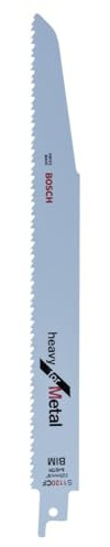 Bosch Professional Zubehör 2608656255 Säbelsägeblatt S 1120 CF, Farbe, 225 x 22 mm , 5 St. ( ZT 2,9 mm)