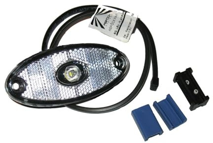 FKAnhängerteile Aspöck Begrenzungsleuchte Flatpoint 2 LED Weiss 0,5 m Kabel - 31-6909-017
