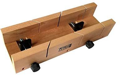 Gehrungsschneidlade mit zwei Klemmen 300 x 65 x 38 mm