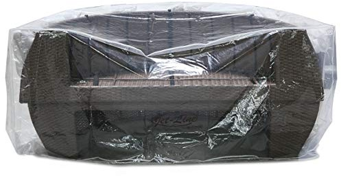 Jet-Line | Abdeckplane | Abdeckung | Schutzhülle | Bozen | Gartenmöbelabdeckung | Möbelschutz | Outdoor | Gartenmöbel | 1,6 x 1,1 x 0,85 cm | Klar