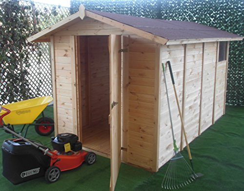 CABEX CO. S.r.l. - Casetta Ricovero Attrezzi da Giardino in Legno, Doghe Spessore 19 mm. Modello [C324/1]