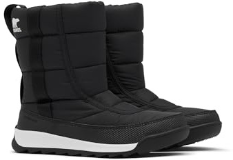 Sorel Whitney 2 Puffy Mid WP unisex – barn Snökängor, Black, 27 EU