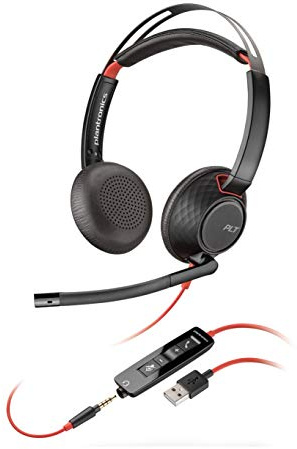Plantronics Blackwire C5220 Headset 207576-01 (Renewed)