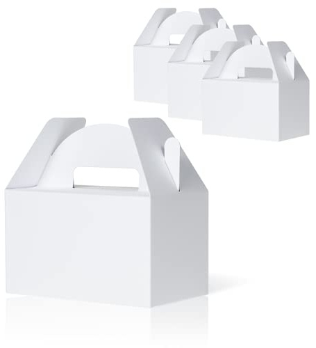 Party-Favor-Boxen, 24er-Pack Weiß, Geschenkkarton, Klappboxen, 15,2 x 8,9 x 8,9 cm
