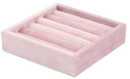 Organizzatore di Gioielli Contenitori per Gioielli Espositore per Gioielli Inserto per Cassetti per Gioielli per Esposizione di Negozi, Vassoio Porta Anelli Quadrato