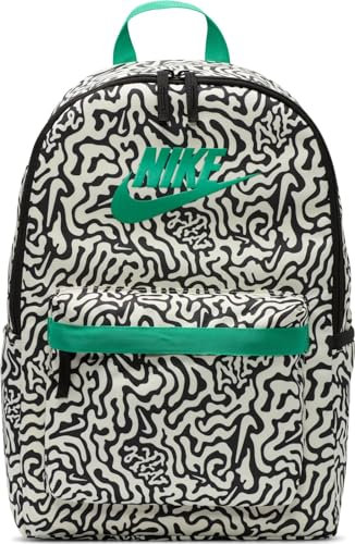 Nike Unisex Rucksack Nk Heritge Bkpk- Hmn Crft, Black/Coconut Milk/Stadium Green, FN0785-010, MISC