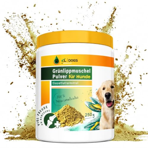 Kräuterland Neuseeländische Grünlippmuschelpulver 250g für Hund & Katze