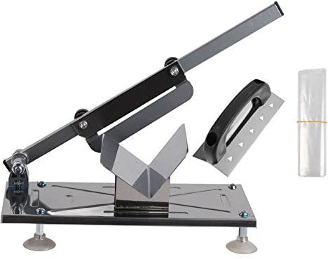 Manual Frozen Meat Slicer, Adjustable Manual Frozen Meat Microtome Beef Mutton Sheet Roll Cleavers Cutter for Home Cooking Of Hot Pot Shabu Shabu BBQ