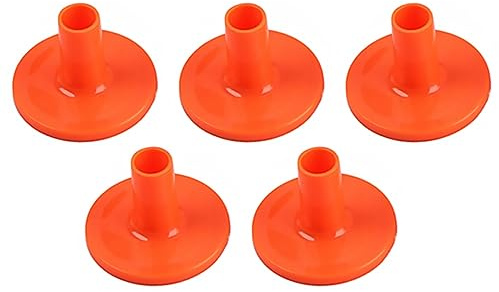 SHOWERORO 5stücke Trommelständer Beckenhüllen Schlagzeugzubehör Percussionständer Teile Für Trommel Aus Hochwertigem Kunststoff Und Rostfreiem Material Mit Langem Flansch