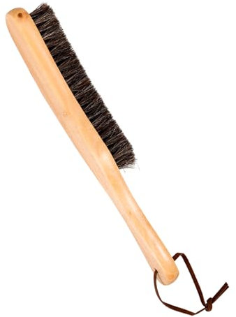 ROMISBABA Holzgriffbürste Handbesen Für Von Bett Sofa Kleidung Und Kleine Staubbürste Mit Holzgriff Für Effizientes Staubentfernen