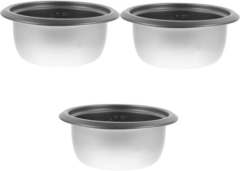 MAGICLULU 3pcs Rice Cooker Liner Rice Cooker Tiger Pot Small Rice Cooker Rice Cooker Small Pans Multi Cooker Mini Rice Cooker Oven Rice Cooker Rice Cooker and Steamer Ramen Cooker Aluminum
