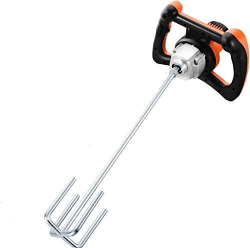 Miscelatore a pale Miscelatore per cemento Elettrico portatile Calcestruzzo Cemento Intonaco Stucco Vernice Malta sottile Miscelatore a pale Miscelatore per trapano Strumento di agitazione (Tipo E z