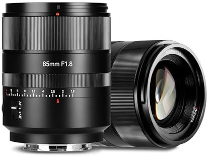 7artisans AF85mm f1.8 Full Frame Portrait Automatic Lens Compatible for Panasonic LUMIX S Series/Sigma L Serise Camera(Black)