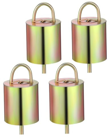 Gatuida 4stücke Viehglocken Metall Glocken Anhänger Für Schafe Und Tiere Kleine Kuhglocken Als Anti-verlust-glocke Laute Schafglocken Langlebige Vintage-glocken Zum Hängen