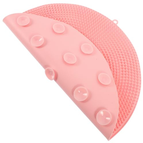 DEARMAMY Tappetino Esfoliante per Piedi in Silicone Ventosa Antiscivolo, Spazzola per Doccia e Massaggio Piedi per Bagno e Pavimento Doccia