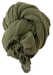 LinenMe - 100% Leinen Sommerschlal Garza - Leichter Schal Herren Damen Unisex - Atmungsaktiver Leinen-Sommerschal - Handgefertigtes Accessoire, Weich und Pflegeleicht