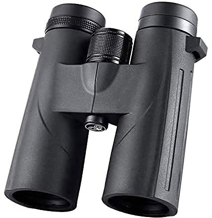 Fernglas, großes Sichtokular, Bak4-Dachkantprisma, FMC-Objektiv, kompakt, für Vogelbeobachtung, Reisen, Konzerte, Sport, 12 x 50