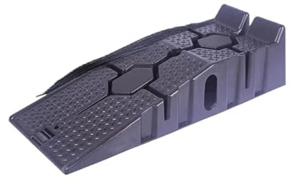 Cuneo di stabilizzazione per camper Rampe for auto resistenti da 2500 kg, rampe di lavoro antiscivolo lunghe 900 mm, attrezzi sollevamento(Single)