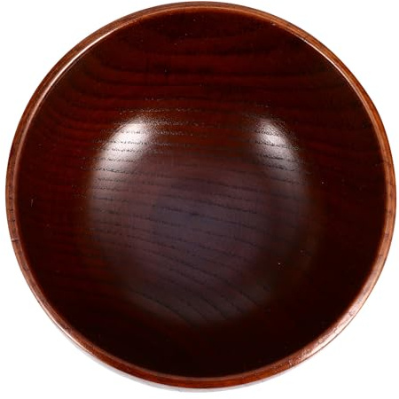 Hohopeti Bol à Savonnette à Raser en Bois Naturel Récipient Robuste pour Mousse Dense Tasse à Raser Masculine Rasage Doux et Quotidien