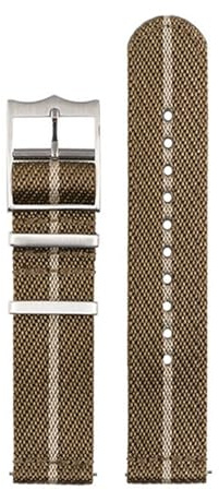 Nylonarmband For Tudor Herr/dam Vävt Snabbkopplingsbart Kanvastyg Klockarmband For Omega Swatch-armband(Yellow gold,20mm)