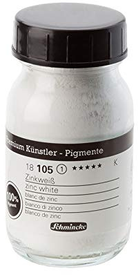 Schmincke feinste Künstler-Pigmente, Zinkweiß - 100 ml