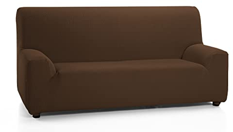 Martina Home Funda Sofá Elástico Túnez 1 Plaza Marrón, Funda de sofá Elastica, 1 Plaza (70 a 110 cm)