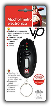 Vip - Alcoholímetro electrónico portatil.