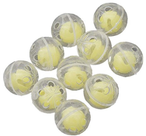 20 Stück Quietscher Rasselkugeln Rasseldosen Reparatur Fix für Hund Haustier Spielzeug Noise Maker 25MM