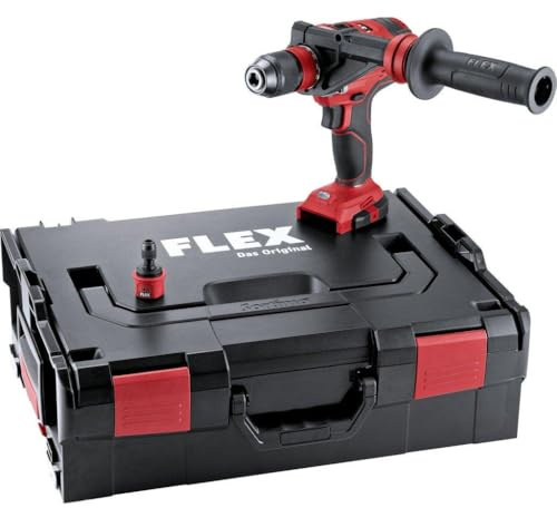 Flex Akku-Bohrschrauber DD 4G 18.0-EC ( 4-Gang Bohrschrauber, 18V, 2,5 / 5 Ah, 64 / 135 Nm, Bohrfutter-Spannweite 1,5 - 13 mm) 447765, ohne Akku