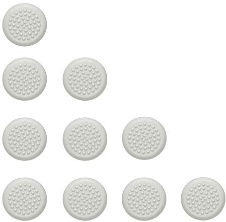 JXE 10 Pcs Touch Controller Thumbstick Caps Silicone VR Rocker Cap Anti-Skid Joystick Thumb Grip Protect Cover Protection Cap for Oculus Quest 1 2 Rift S-Grey