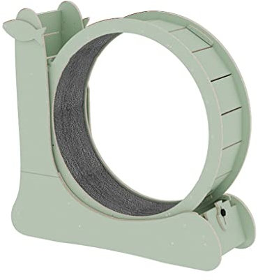Round Smooth Cat Running Wheel Cat Wheel Style Cat Exercise Wheel with Vertical Scratcher Cat Toys Kitten Toys, Indoor Cat Toys Exercise Wheel with Carpet Runway