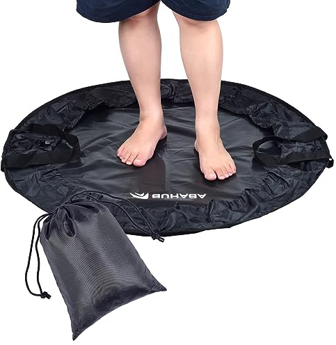 Abahub Waterproof Wetsuit Changing Mat & Dry Bag 2-in-1 - Sand-Free Beach Change Mat for Surfing, Swimming, Diving - Keep Car Dry & Smell-Free