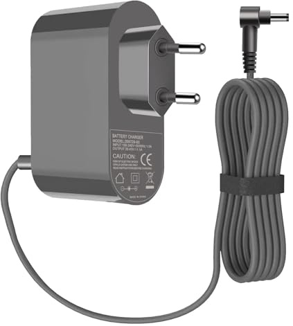 UscAa 30.45V EU Plug Power Adapter Suitable Vacuum Cleaner Battery Charger Power Supply Patr，Compatible for Dyson V10 V11 V12 V15 SV12 SV16 SV20