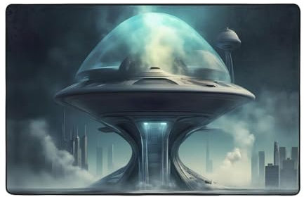 YYHWHJDE Alien Smoke Prints Teppich 152,4 x 99,1 cm – weich im Griff, feiner Samt, waschbar, verschleißfest, keine Fusseln