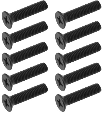 Create idea 10PCS M5x22mm Drill Bit Chuck Left Hand Fixed Threaded Screw Drill Bit Chuck Handle Adapter Bolt Locking Screw for Electric Drill Black