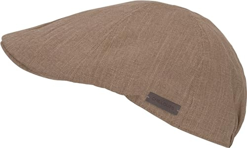 CHILLOUTS Jesolo Flatcap Schirmmütze Schiebermütze Damen/Herren - mit Schirm, Futter Sommer Frühling-Sommer