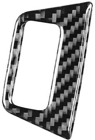 HEJIAL Für Audi Q7 4L 2008-2015 Auto Stamm Schalter Aufkleber Hinten Tür Control Taste Abdeckung Trim Carbon Faser Textur Dekor Zubehör