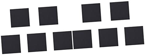 HOMSFOU 10 Stk Anti-vibrations-matte Anti-vibrations-pads Antivibrationspads Akustisches Dämpfungspad Geschlossenzellige Pads Schalldämpfende Pads Akustischer Geräuschdämpfer
