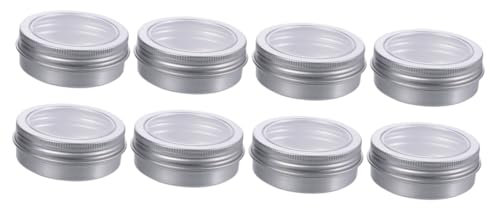 LALAFINA 36pezzi Barattoli Di Alluminio Per Cosmetici Contenitori Rotondi Per Crema Candele e Artigianato Per Viaggio e Conservazione