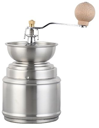 DGSYUAN Moulin À Grains De Café Manuel Moulins À Café Manuels Moulins À Café en Acier Inoxydable Main Moulin À Café Manuel Bean Spice Burr Mill Tool pour Cuisine