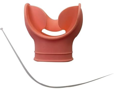 LCQSYE Tauchmasken Scuba Tauchen Zweite Stufe Silikon Mundstücke Schnorchel Regler Bunte Octopus Mundstück Beißen Schnorchelmaske(Rose Pink)