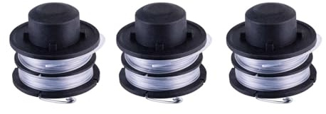 SCHEPPACH Fadenspule 3-Teilig Mähfaden Rasentrimmer Trimmerfaden | Fadenlänge 6m | Fadenstärke 1,2mm | passend zu Elektro-Rasentrimmer EGT350